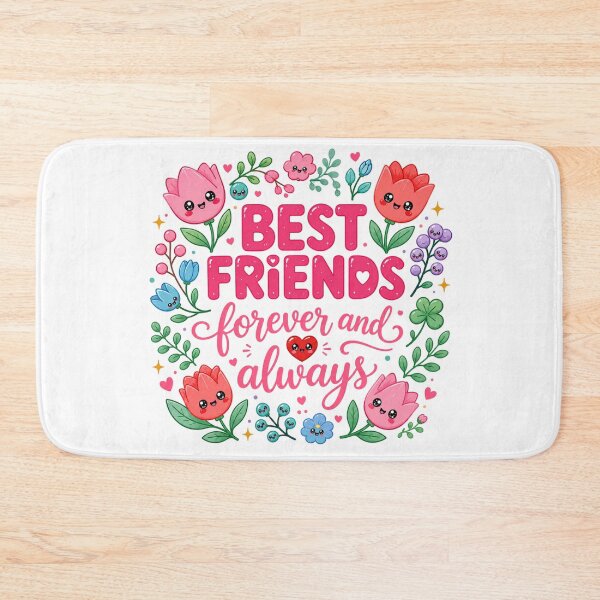 Item preview, Best Friends Forever Floral | Kawaii Cute BFF Matching Aesthetic designed and sold by Dulxoz.