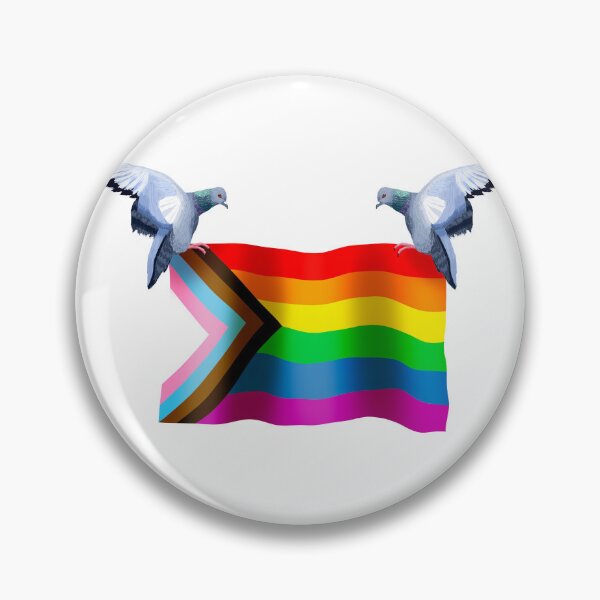 Item preview, Pigeon Pride 2026 - LGBTQ Life designed and sold by AdrianRandomArt.
