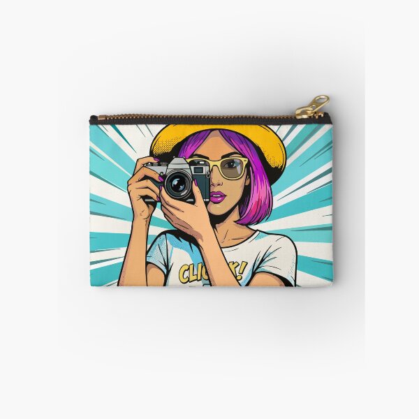 Item preview, Pop Art Camera Illustration designed and sold by Creative Owlet.