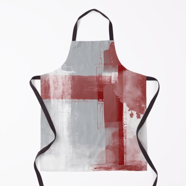Item preview, Modern Abstract Red Geometric Composition - Textured Red Palette No.19 designed and sold by SlowRegardArt.