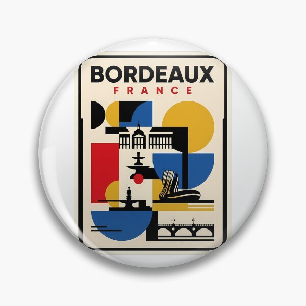 Item preview, Bordeaux France Mid Century Modern Skyline designed and sold by k3rstman1.