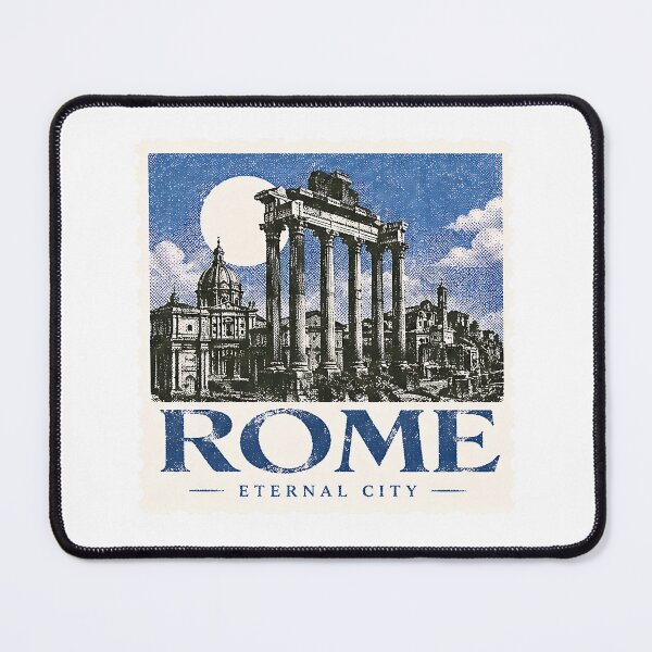 Item preview, Rome Eternal City Ancient Forum Ruins Stamp designed and sold by robertallenss.