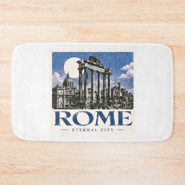 Item preview, Rome Eternal City Ancient Forum Ruins Stamp designed and sold by robertallenss.