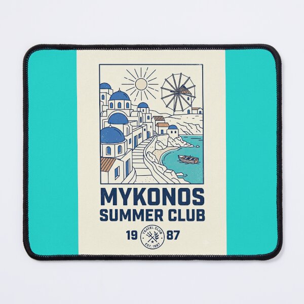 Item preview, Mykonos Summer Club Vintage Travel Aesthetic designed and sold by angelisart.