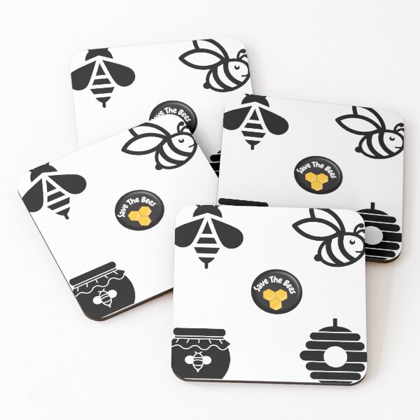 Artikelvorschau, Niedliches „Rettet die Bienen“-Sticker-Set | Kawaii-Bienen, Bienenliebhaber & niedliche Tier-Sticker entworfen und verkauft von Art_IN_Design Pack.