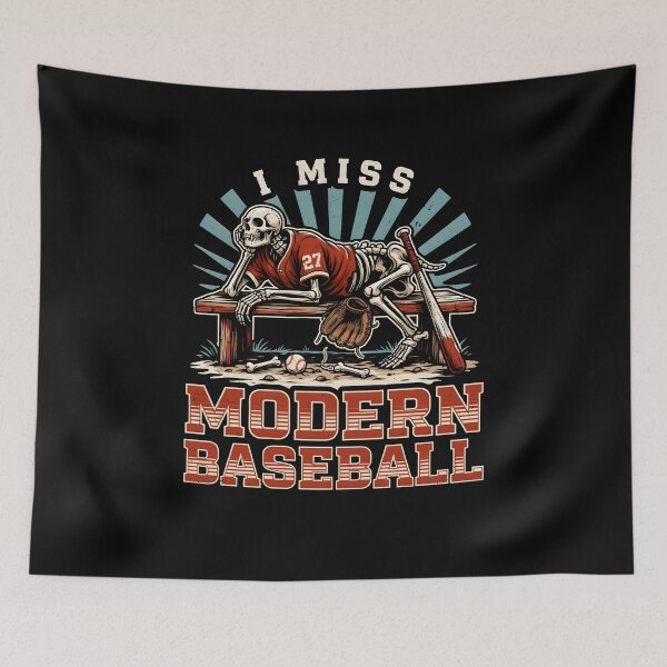 Item preview, I Miss Modern Baseball Funny Dog Graphic for Meme and Sports Fans designed and sold by Redgiant87x.