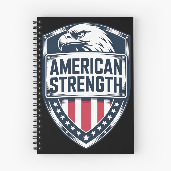 Item preview, American Strength Patriot Eagle Shield Emblem designed and sold by OldGloryForge.