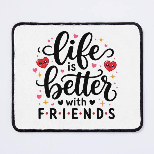 Item preview, Life Is Better With Friends | Kawaii BFF Friendship Aesthetic designed and sold by Dulxoz.