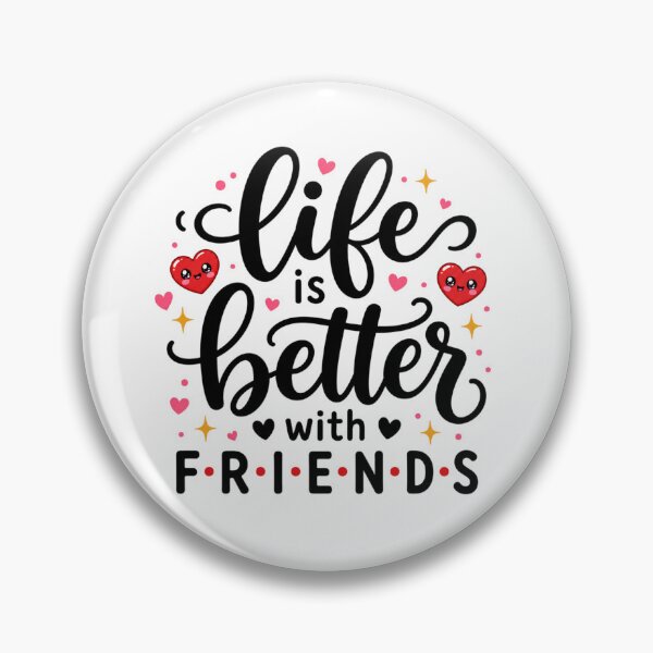 Item preview, Life Is Better With Friends | Kawaii BFF Friendship Aesthetic designed and sold by Dulxoz.