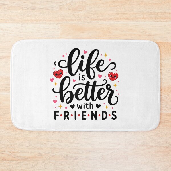 Item preview, Life Is Better With Friends | Kawaii BFF Friendship Aesthetic designed and sold by Dulxoz.