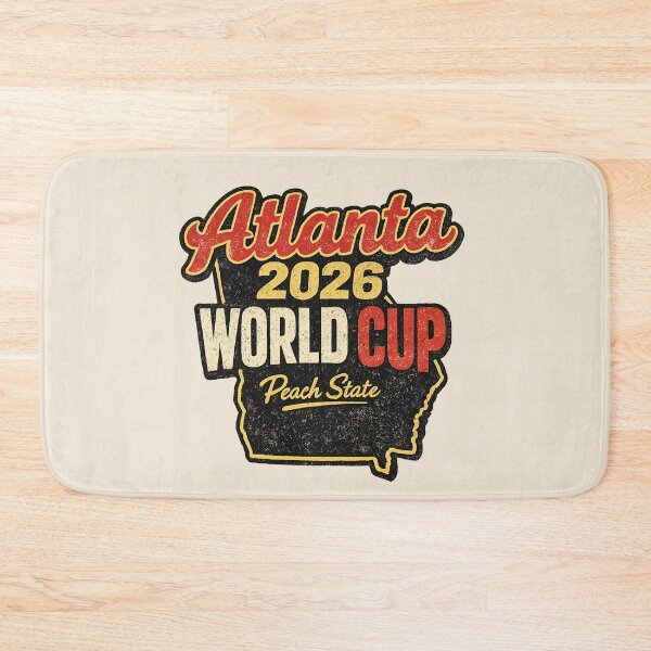 Item preview, Atlanta 2026 World Cup – Peach State Retro Vintage Soccer Fan T-Shirt designed and sold by ArthUpscale.