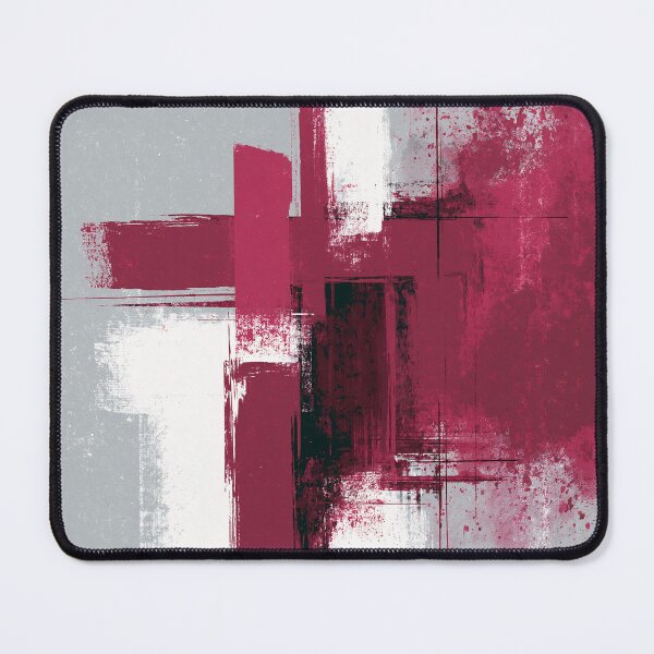 Item preview, Dynamic Abstract Red Vertical Composition - Textured Red Palette No.20 designed and sold by SlowRegardArt.