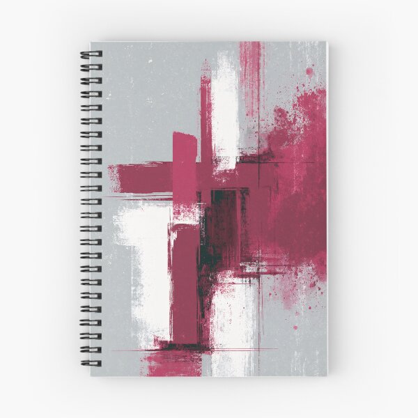 Item preview, Dynamic Abstract Red Vertical Composition - Textured Red Palette No.20 designed and sold by SlowRegardArt.