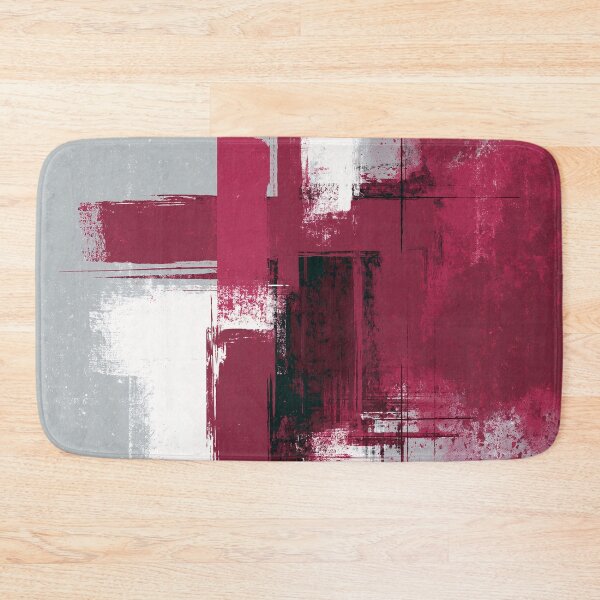Item preview, Dynamic Abstract Red Vertical Composition - Textured Red Palette No.20 designed and sold by SlowRegardArt.