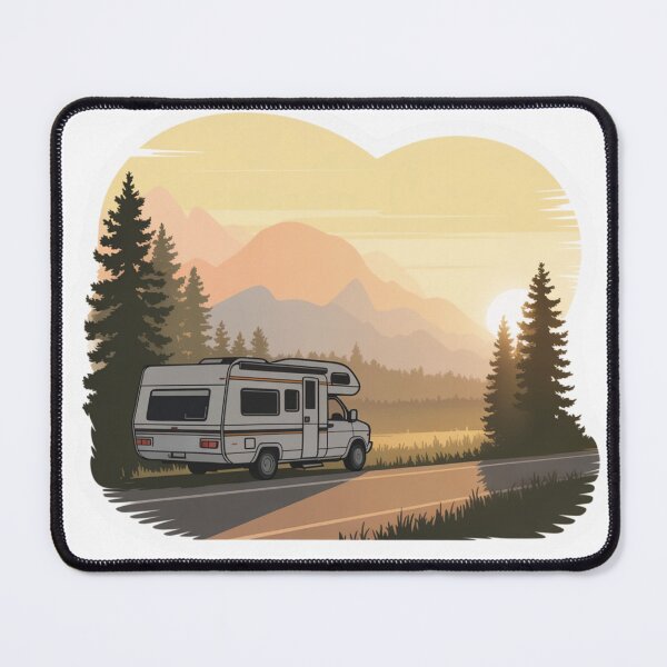 Item preview, RV Life Sunrise – Campervan Morning Adventure Art designed and sold by Gabe1983.