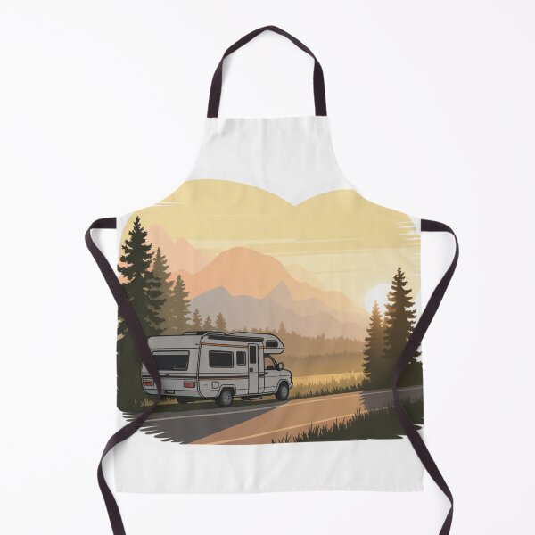 Item preview, RV Life Sunrise – Campervan Morning Adventure Art designed and sold by GabeMountainArt.