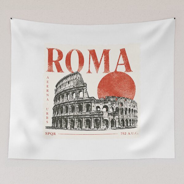 Item preview, Roma Colosseum Ancient Urbs Vintage Stamp designed and sold by robertallenss.