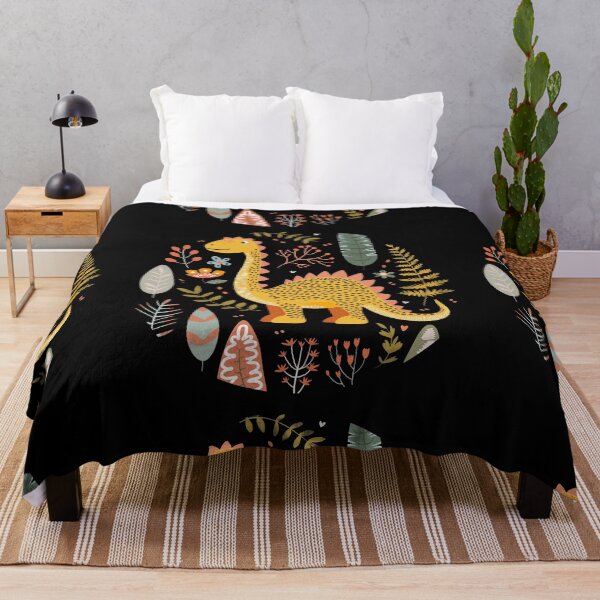 Item preview, Scandinavian Folk Art, Dinosaur With Leaves designed and sold by xiao xuans.