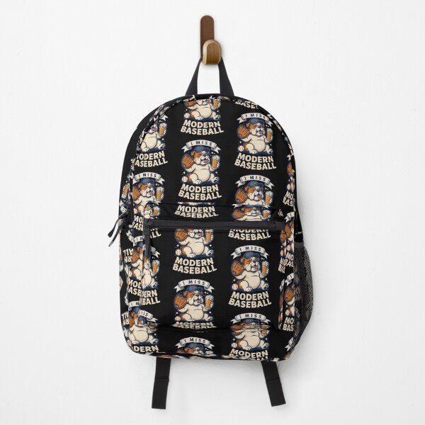Item preview, I Miss Modern Baseball Cute Dog Baseball Meme Vintage Style designed and sold by Redgiant87x.