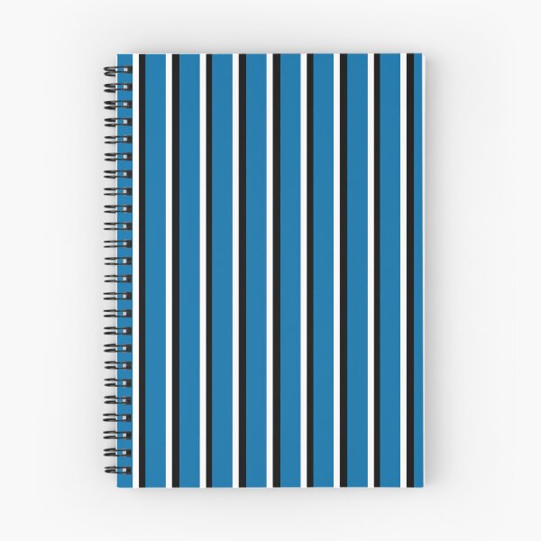 Item preview, Blue with Black and White Stripes Pattern designed and sold by OneThreeSix.