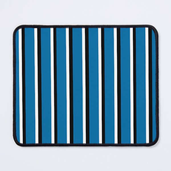 Item preview, Blue with Black and White Stripes Pattern designed and sold by OneThreeSix.