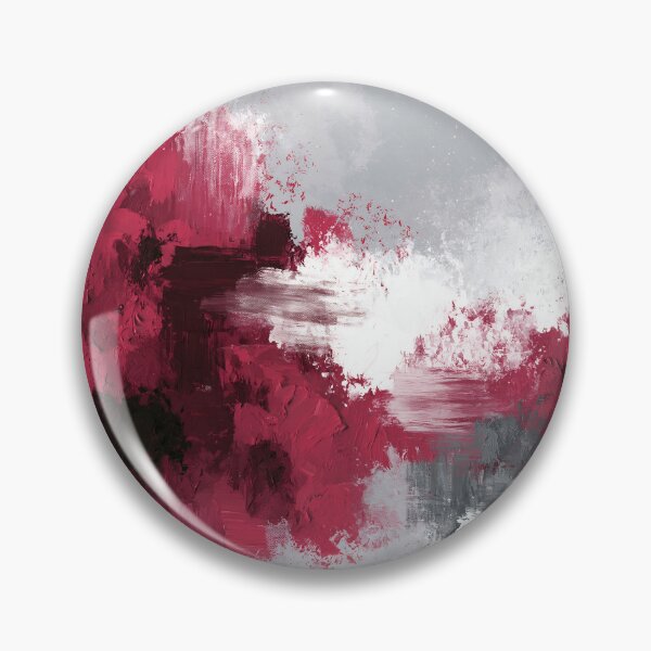 Item preview, Dramatic Red Splatters Abstract Expression - Textured Red Palette No.21 designed and sold by SlowRegardArt.