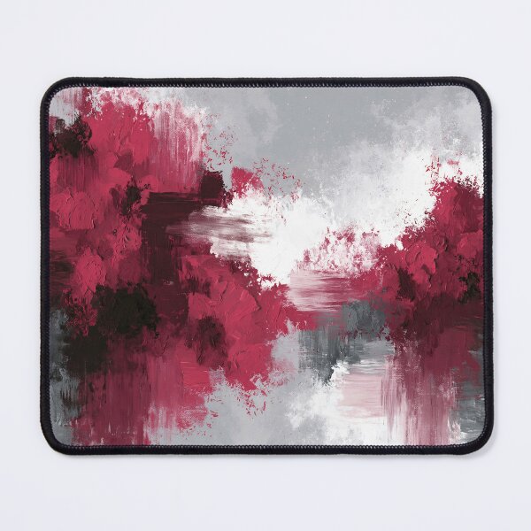 Item preview, Dramatic Red Splatters Abstract Expression - Textured Red Palette No.21 designed and sold by SlowRegardArt.
