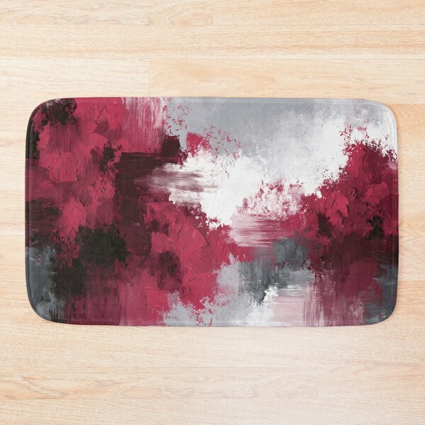 Item preview, Dramatic Red Splatters Abstract Expression - Textured Red Palette No.21 designed and sold by SlowRegardArt.