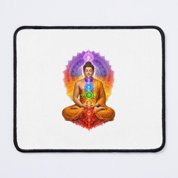 Item preview, Lord buddha with chakras designed and sold by Jyoti  Rajput.