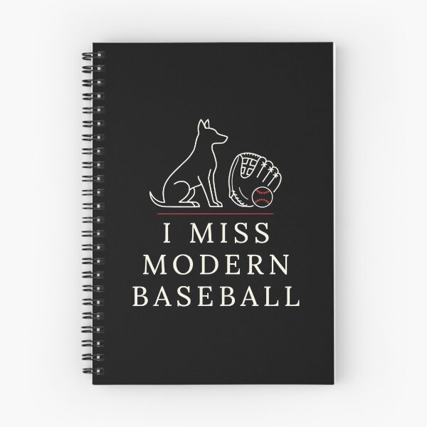 Item preview, I Miss Modern Baseball Funny Baseball Meme Featuring a Cute Dog designed and sold by Redgiant87x.