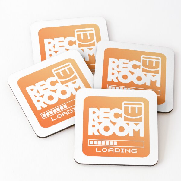 Item preview, Rec Room VR Gaming Loading Screen Orange Badge Design designed and sold by FlatInkStudio.