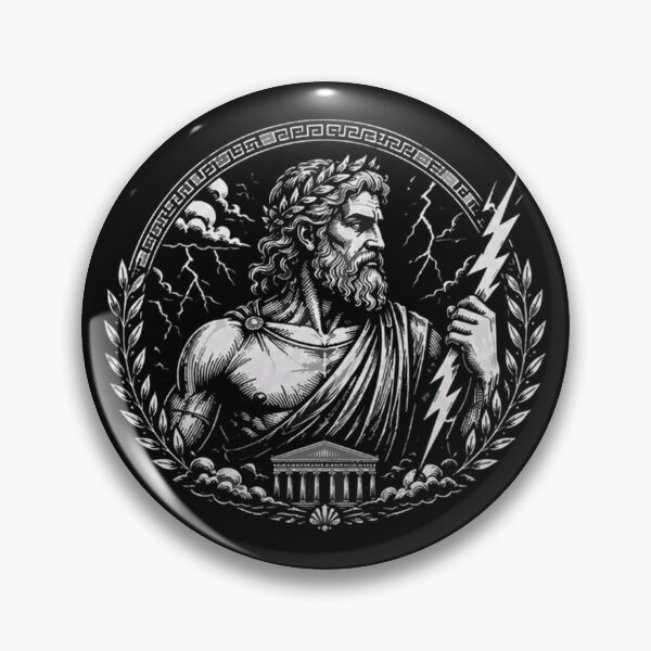 Item preview, Zeus Greek God Jupiter Lightning Bolt designed and sold by robertallenss.
