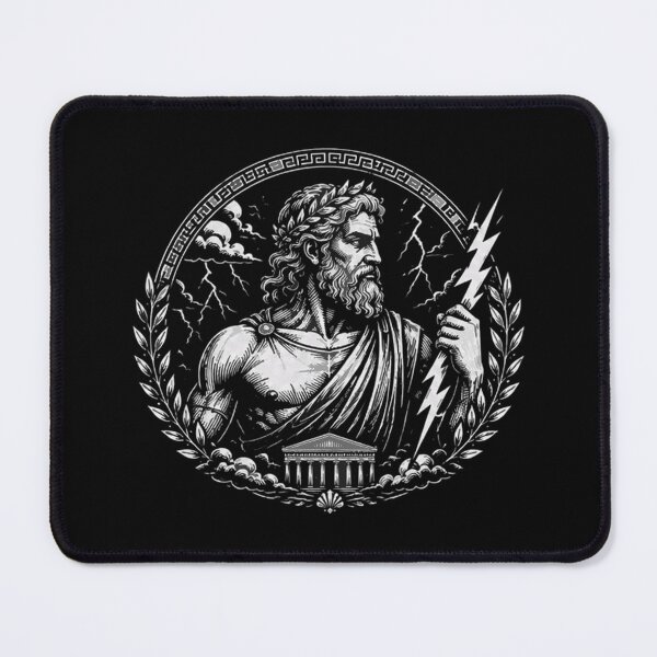 Item preview, Zeus Greek God Jupiter Lightning Bolt designed and sold by robertallenss.