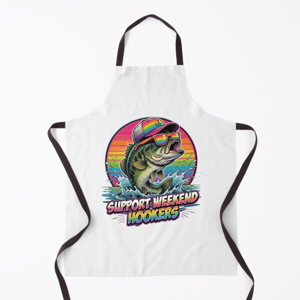 Item preview, Support Weekend Hookers Funny Fishing Bass designed and sold by TshirtsOnline-.