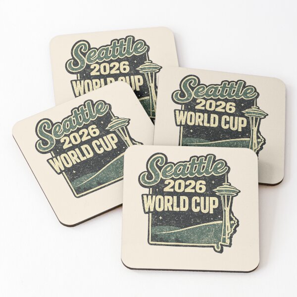 Item preview, Seattle 2026 World Cup – Retro Space Needle Vintage Soccer Fan T-Shirt designed and sold by ArthUpscale.
