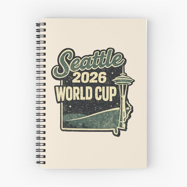 Item preview, Seattle 2026 World Cup – Retro Space Needle Vintage Soccer Fan T-Shirt designed and sold by ArthUpscale.
