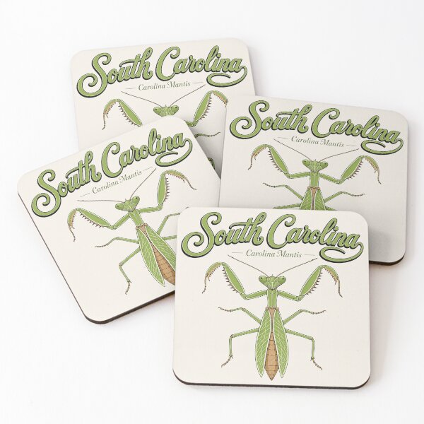 Item preview, South Carolina Carolina Mantis Retro Poster designed and sold by The-Drip-Studio.