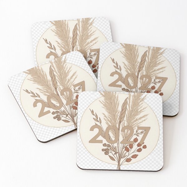 Item preview, 2027 Boho Botanical Design | Neutral Pampas Grass New Year Art designed and sold by GalleryPeak.