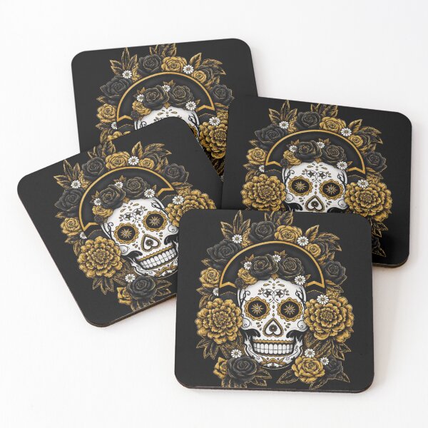 Item preview, Day of the Dead Black and Gold Edition designed and sold by vilvilart.
