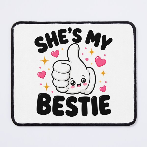 Item preview, She's My Bestie Thumbs Up | Kawaii Matching BFF Aesthetic designed and sold by Dulxoz.