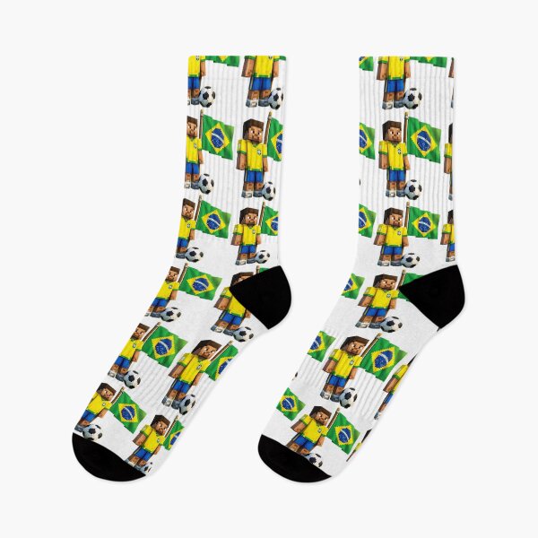 Item preview, Futbolista brasileño al estilo Minecraft designed and sold by Black-hall.