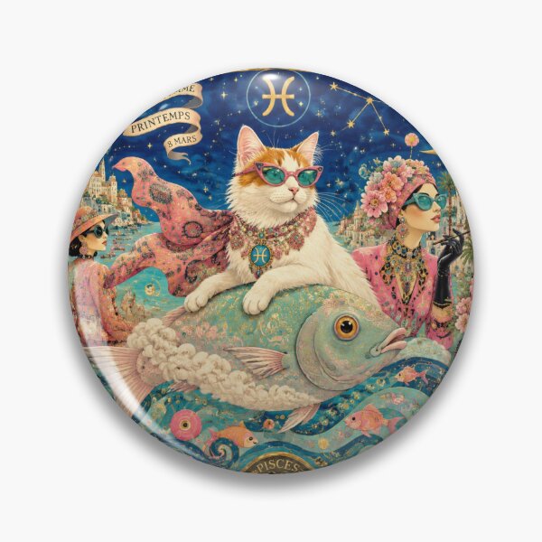 Item preview, The Cat with the Fishes designed and sold by Natalia-Vlad.