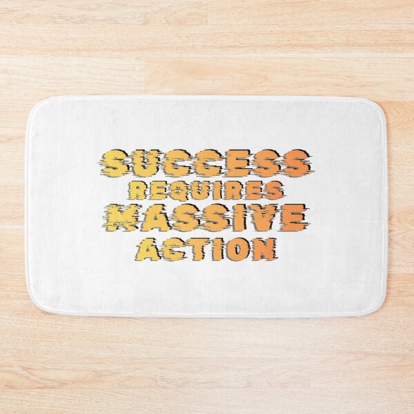 Item preview, SUCCESS requires massive action designed and sold by Positive Mindzet!.
