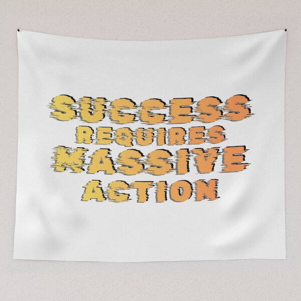 Item preview, SUCCESS requires massive action designed and sold by Positive Mindzet!.
