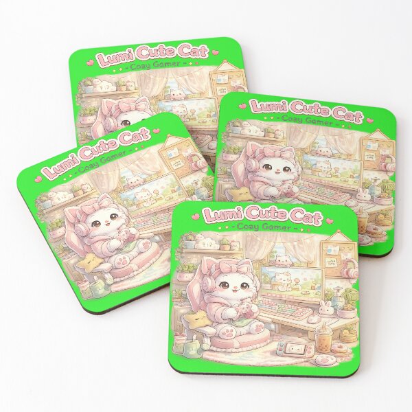 Item preview, Lumi Cute Cat – Cozy Gamer designed and sold by Mochi Studio.