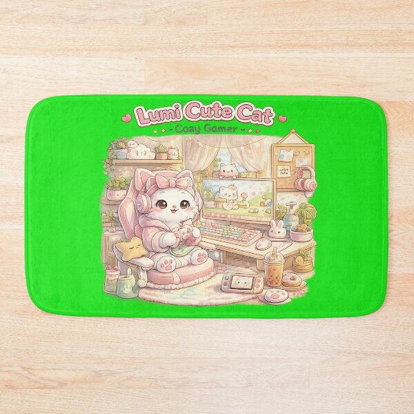 Item preview, Lumi Cute Cat – Cozy Gamer designed and sold by Mochi Studio.