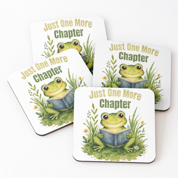 Item preview, Just One More Chapter Vintage Frog Reader Shirt | Cute Book Lover Frog Reading Watercolor Cottagecore Graphic for Readers, Librarians & Bookworms designed and sold by HOUSE OF TIST.