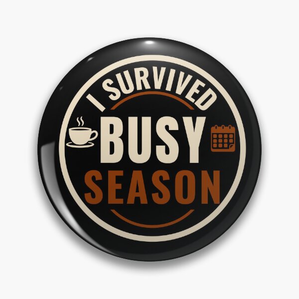 Item preview, I Survived Busy Season | Funny CPA Accountant Humor Design designed and sold by FCA SIR MERCH .
