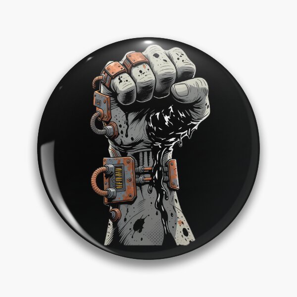 Item preview, Cyberpunk Mechanical Fist with Industrial Oil Fluid designed and sold by coretrophia.