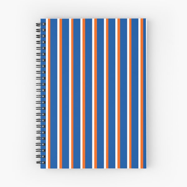 Item preview, Blue with Orange and White Stripes Pattern designed and sold by OneThreeSix.